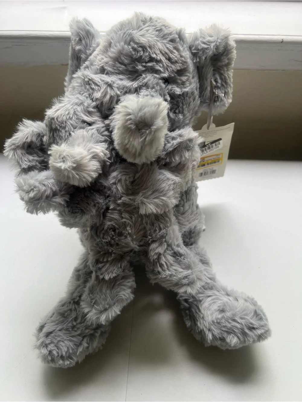 Elephant Plush Animal with Mini Plush - Gray - 2pk - Cloud Island™™